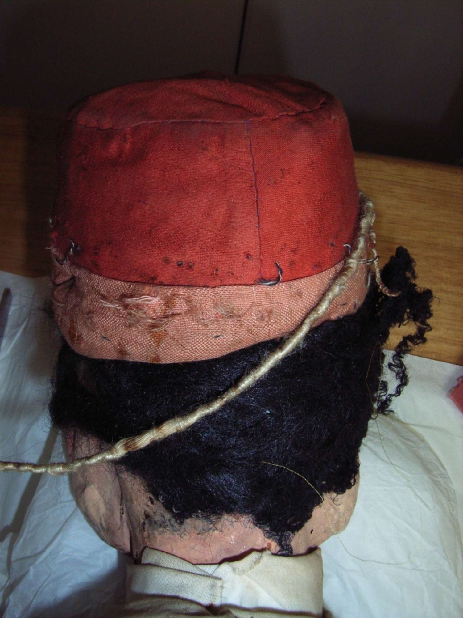 Cappello prima del restauro